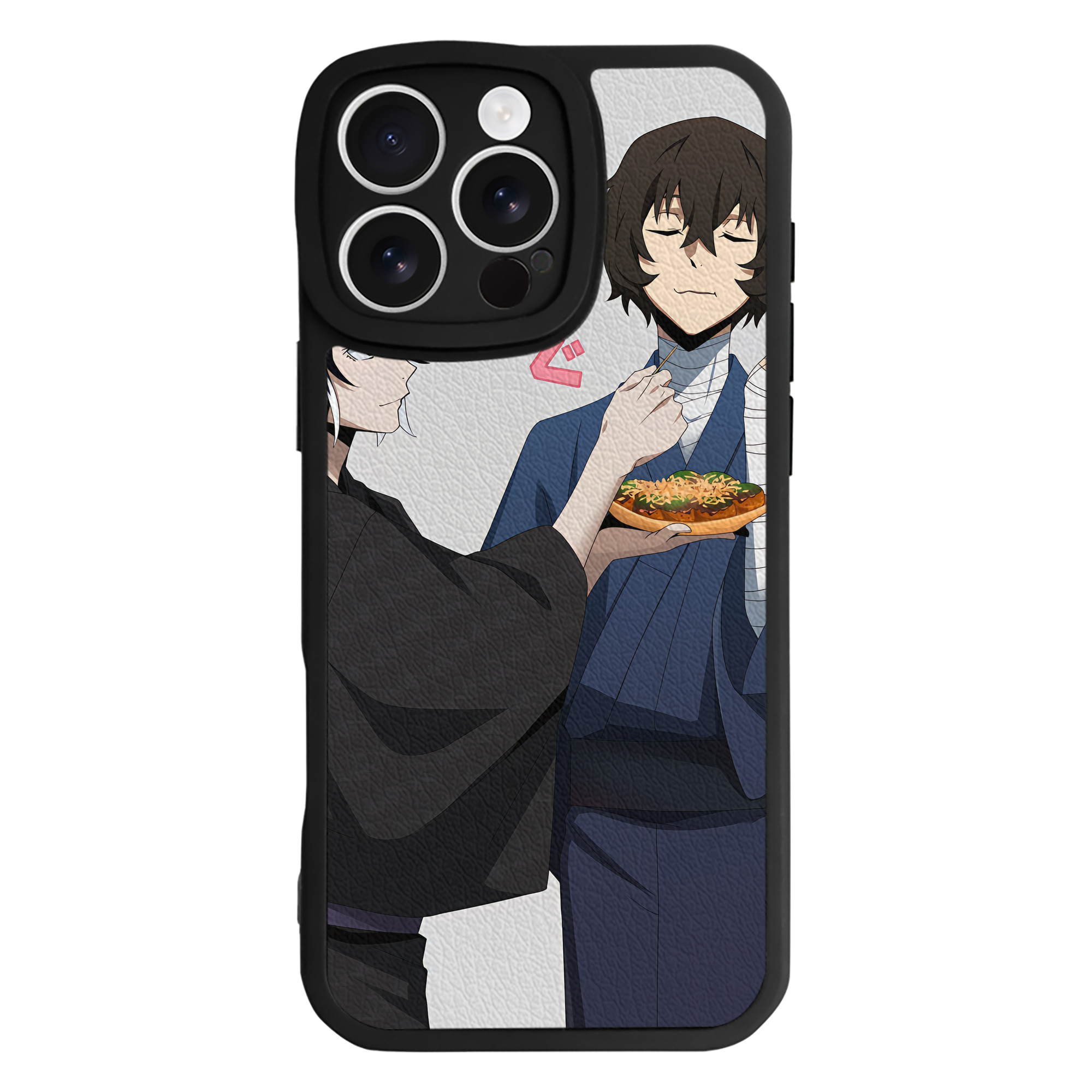 （画像用） 文豪ストレイドッグス Bungo Stray Dogs 【iPhone 16シリーズ対応】シリコンスマホケース（レザー調） 材質：シリコン